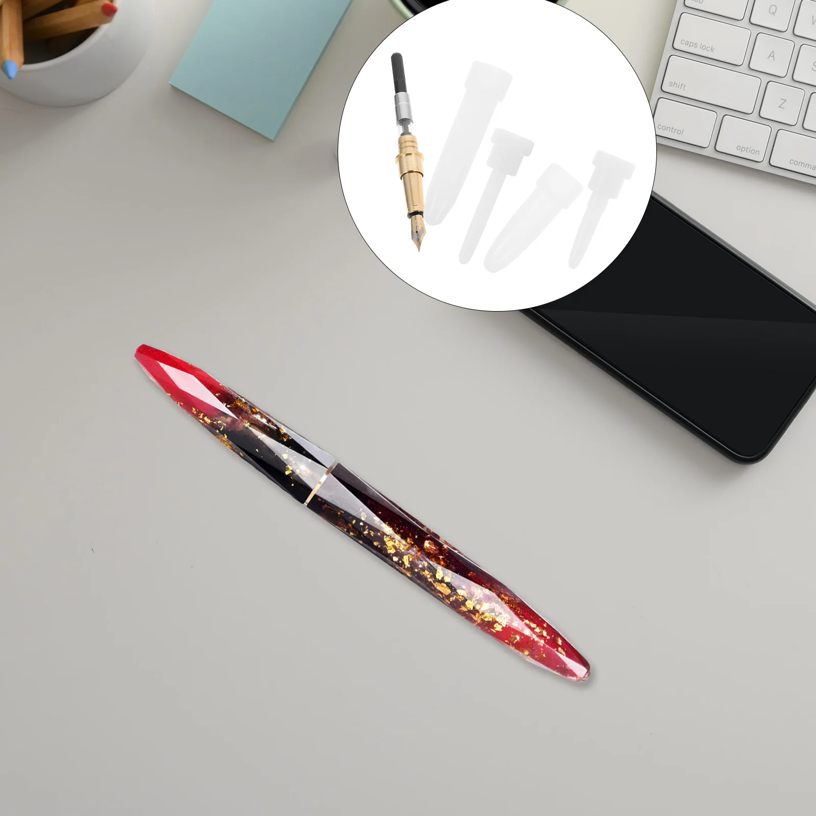 Manual Pen Silicone Mold Ballpoint Pens Blank Silica Gel Holder with Ink Absorption Device
Manual Pen Silicone Mold Ballpoint Pens Blank Silica Gel Holder with Ink Absorption Device