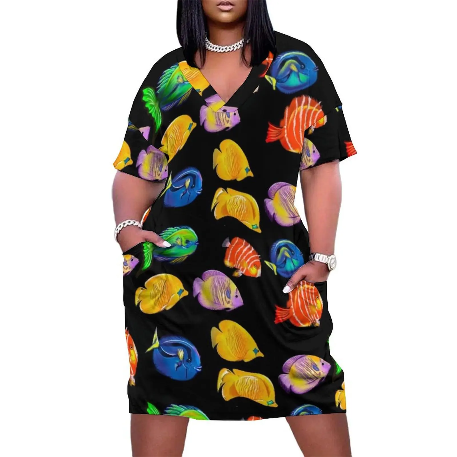 The Best fishing gifts and gift ideas for fish lovers 2022. Coral reef fish. Nautical Loose Pocket Dress clothes for women
The Best fishing gifts and gift ideas for fish lovers 2022. Coral reef fish. Nautical Loose Pocket Dress clothes for women