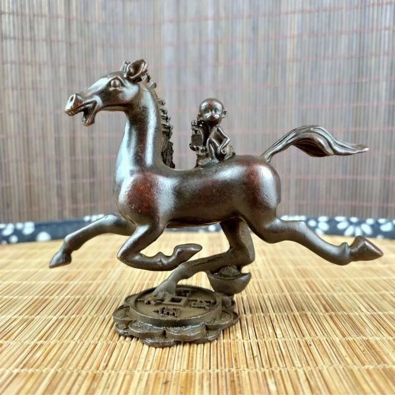 Antique Feng Shui Horse Monkey Ingot Auspicious Statue Chinese Zodiac Sculpture Desk Ornament Home Decor Living Room Decoration
Antique Feng Shui Horse Monkey Ingot Auspicious Statue Chinese Zodiac Sculpture Desk Ornament Home Decor Living Room Decoration
