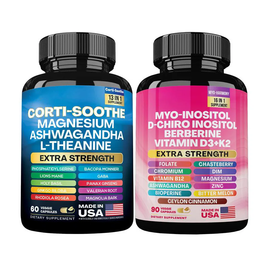 13 In 1 Corti-Soothe Cortisol Supplement Manage Stress Support Adrenal Health,90Capsules 16 In 1 Vitamin D3 K2 Capsules
13 In 1 Corti-Soothe Cortisol Supplement Manage Stress Support Adrenal Health,90Capsules 16 In 1 Vitamin D3 K2 Capsules