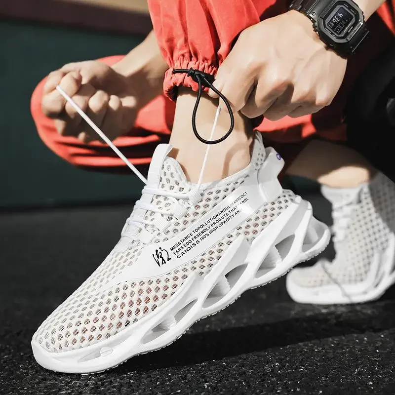 2023 New Summer Sneakers Men Mesh Breathable Running Tennis Shoes Outdoor Sports Tenis Masculino White Casual Walking Shoes
2023 New Summer Sneakers Men Mesh Breathable Running Tennis Shoes Outdoor Sports Tenis Masculino White Casual Walking Shoes
