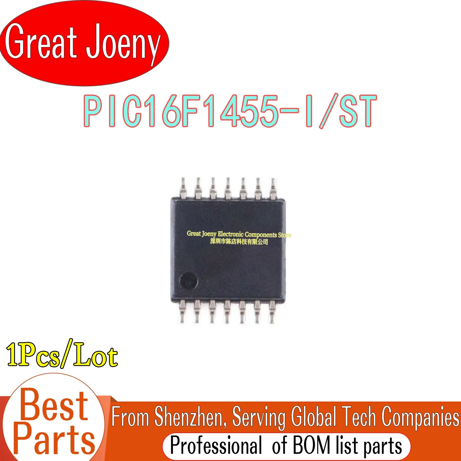 100% New Original PIC16F1455-I/ST PIC16F1455 IC MCU Chipset TSSOP-14 Bulk Best Price
100% New Original PIC16F1455-I/ST PIC16F1455 IC MCU Chipset TSSOP-14 Bulk Best Price