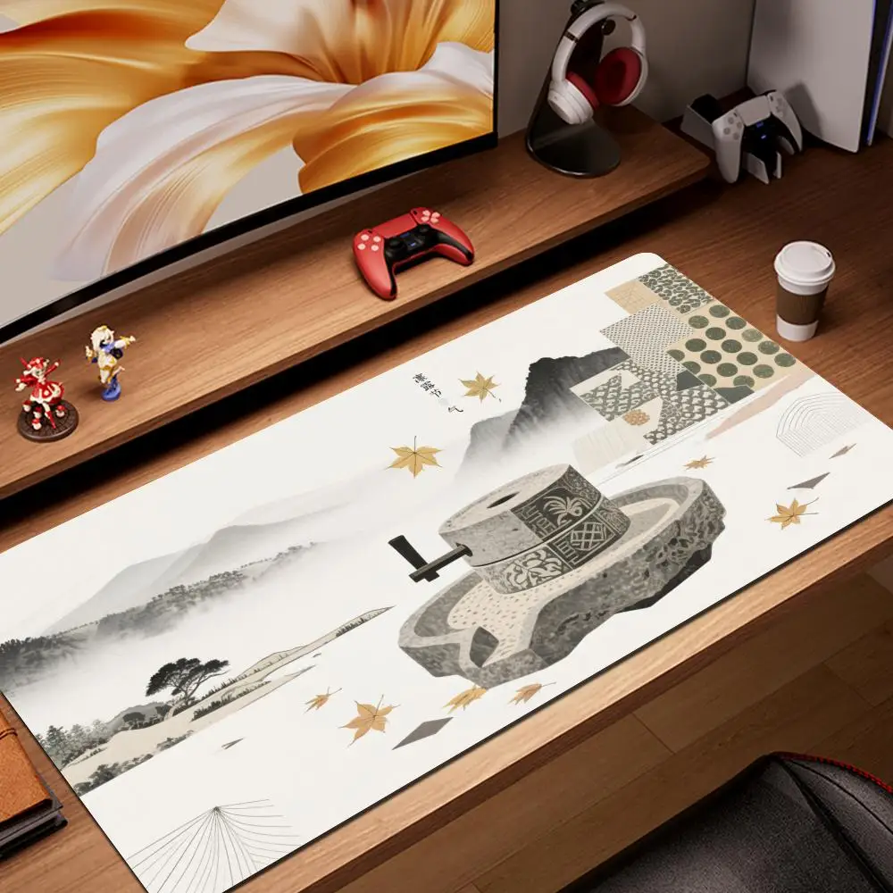Коврик для мыши в китайском стиле Ukiyo-e, офисный игровой компьютерный настольный коврик, аксессуары для настольного коврика, большой коврик для мыши, художественный игровой плеер для ПК
Коврик для мыши в китайском стиле Ukiyo-e, офисный игровой компьютерный настольный коврик, аксессуары для настольного коврика, большой коврик для мыши, художественный игровой плеер для ПК
