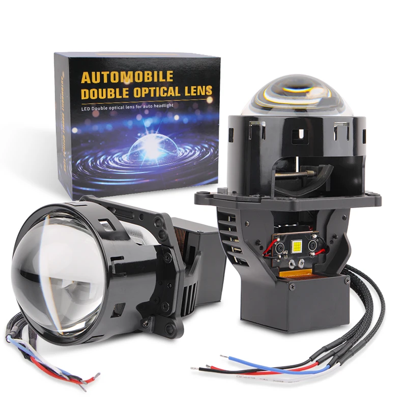 3.0 E70 Bi-LED Projector Lens Headlights for Cruze 7070 Chip White Auto High Low Lights 3-Inch LED Projector Lens 6000k Color
3.0 E70 Bi-LED Projector Lens Headlights for Cruze 7070 Chip White Auto High Low Lights 3-Inch LED Projector Lens 6000k Color