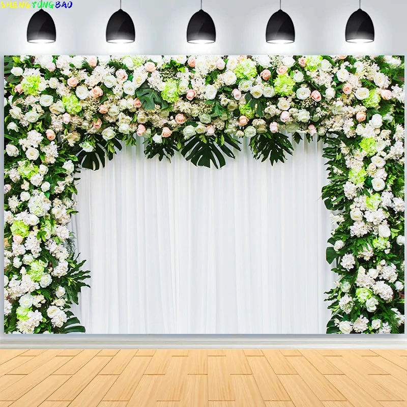 Wedding Scene Arch Flower Photography Backdrops Props Flora Curtain Valentine's Day Decors Theme Photo Studio Background FL-14
Wedding Scene Arch Flower Photography Backdrops Props Flora Curtain Valentine's Day Decors Theme Photo Studio Background FL-14