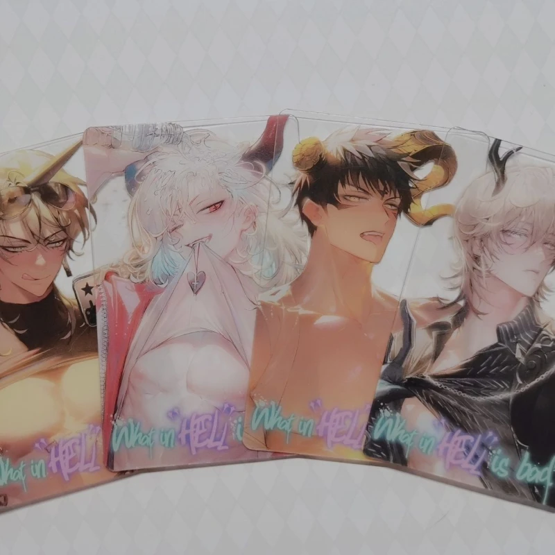 Game What in Hell is Bad Baalzebub Leviathan Mammon Satan Cosplay Card 4Pcs/set Transparent Cards Ornament Decoration Accessory
Game What in Hell is Bad Baalzebub Leviathan Mammon Satan Cosplay Card 4Pcs/set Transparent Cards Ornament Decoration Accessory