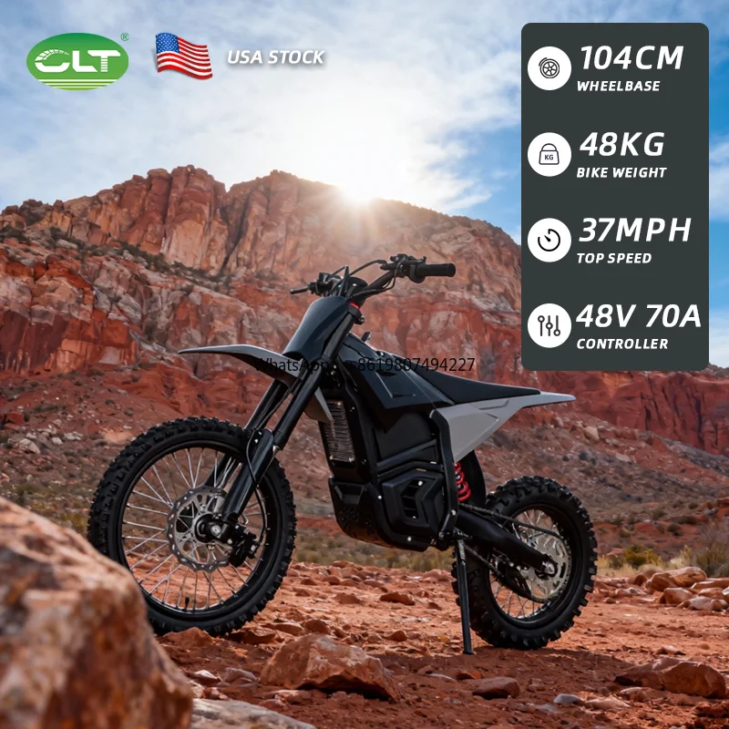 USA Warehouse Electric Mountain Bike 48V 14 Inch 2000W 21AH Electric Dirt Bike Electric-Dirt-Bike for Teens Adults
USA Warehouse Electric Mountain Bike 48V 14 Inch 2000W 21AH Electric Dirt Bike Electric-Dirt-Bike for Teens Adults