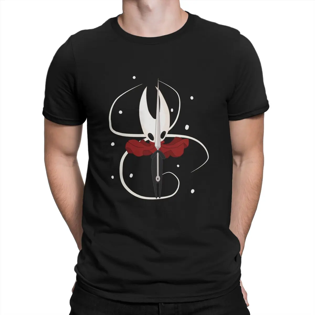 Футболка мужская с рисунком рыцаря Hornet Silksong, летняя одежда из полиэстера с круглым вырезом
Футболка мужская с рисунком рыцаря Hornet Silksong, летняя одежда из полиэстера с круглым вырезом