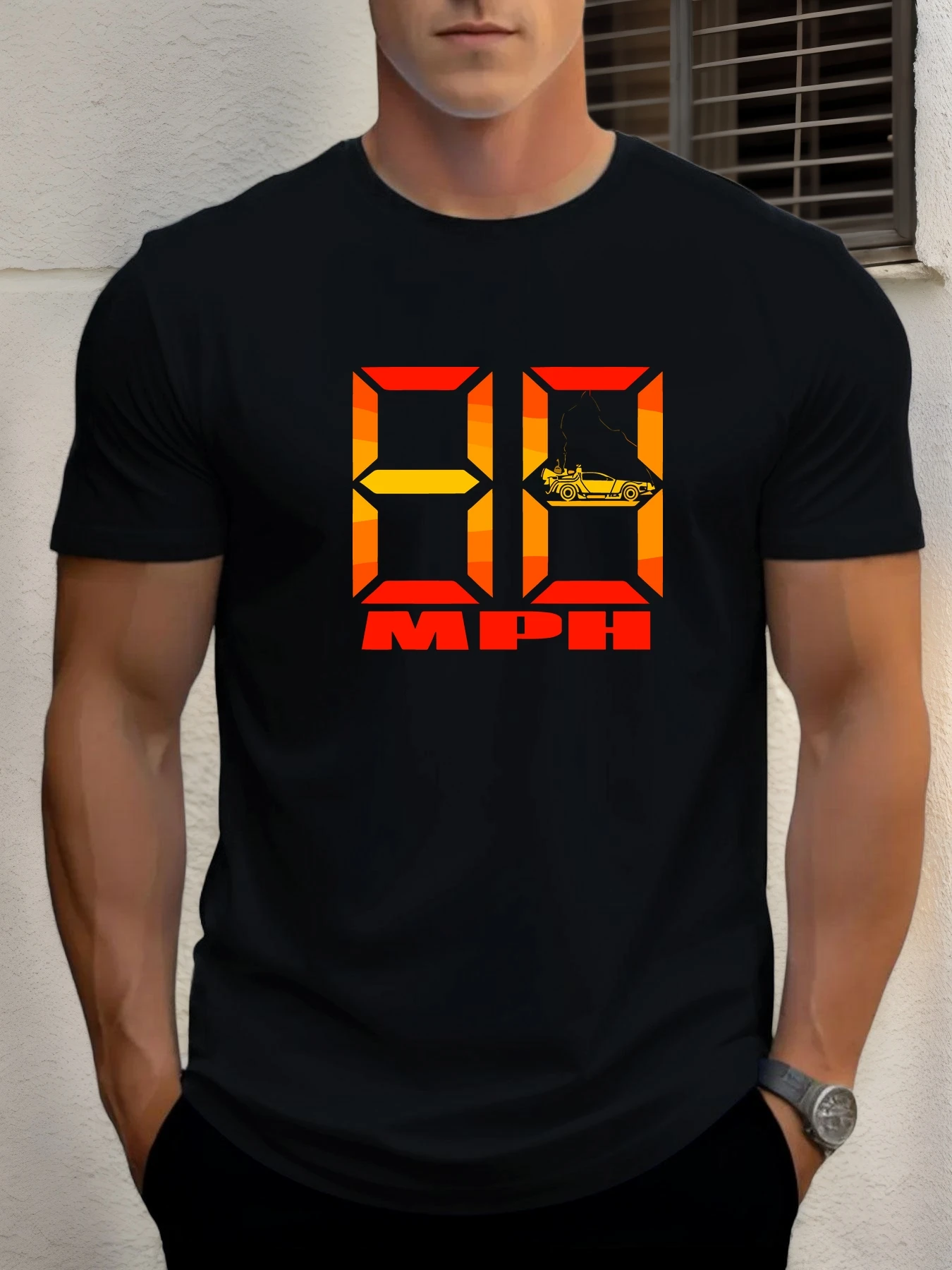 Men's cotton T-shirt, summer round neck short sleeves, flying car printing breathable street clothing fashionable cool T-shirt
Men's cotton T-shirt, summer round neck short sleeves, flying car printing breathable street clothing fashionable cool T-shirt