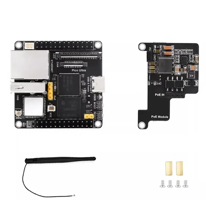 Новинка-для Luckfox Pico Ultra Wi-Fi макетная плата + модуль POE RV1106 RISC-V Linux Wi-Fi6 + BT5.2 8G EMMC поддерживает Poe Ethernet
Новинка-для Luckfox Pico Ultra Wi-Fi макетная плата + модуль POE RV1106 RISC-V Linux Wi-Fi6 + BT5.2 8G EMMC поддерживает Poe Ethernet