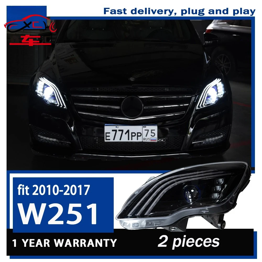 Headlights For Benz R-class W251 LED 2010-2017 R320 R350 R500 Head Lamp Car Styling DRL Signal Projector Lens Auto Accessories
Headlights For Benz R-class W251 LED 2010-2017 R320 R350 R500 Head Lamp Car Styling DRL Signal Projector Lens Auto Accessories