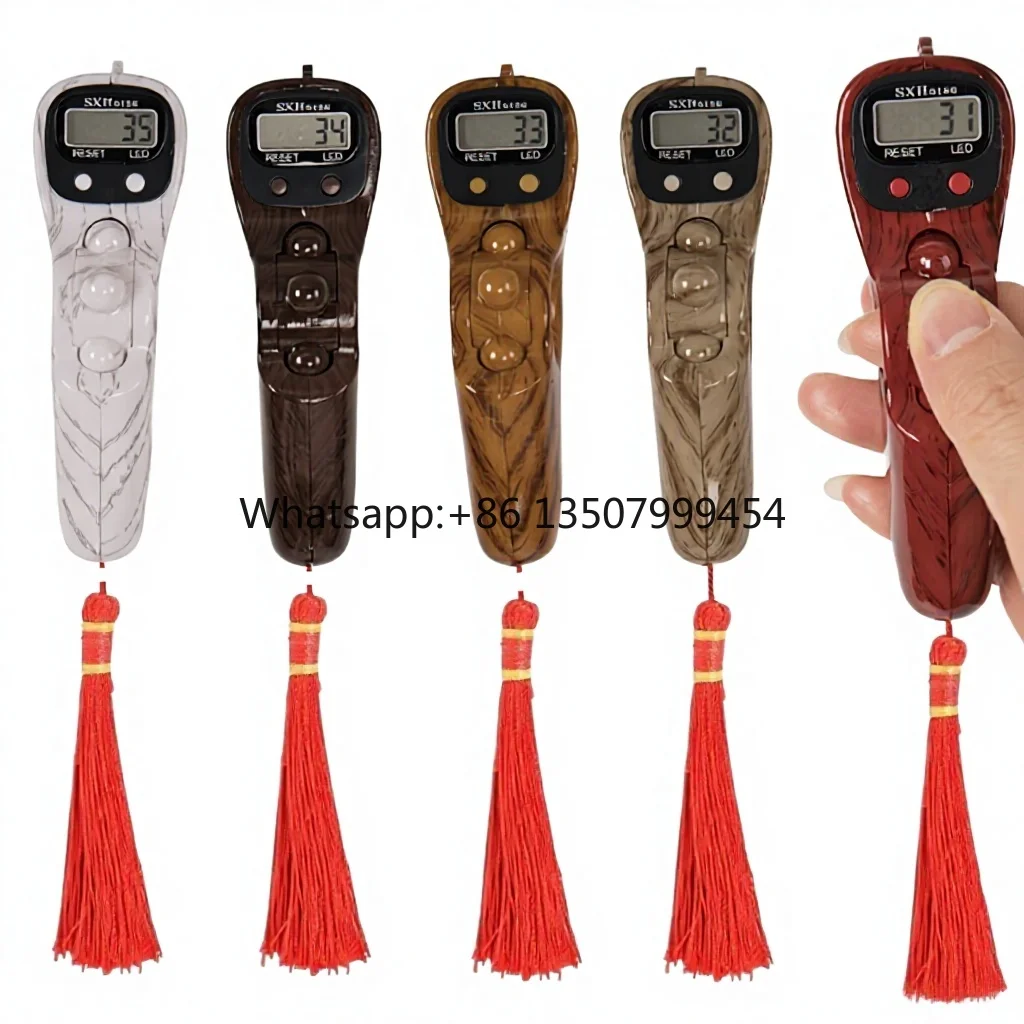 Muslim LED Digital Plastic Tasbih Tally Counter with Power 10 Colors Hand Tasbeeh Beads Counter
Muslim LED Digital Plastic Tasbih Tally Counter with Power 10 Colors Hand Tasbeeh Beads Counter