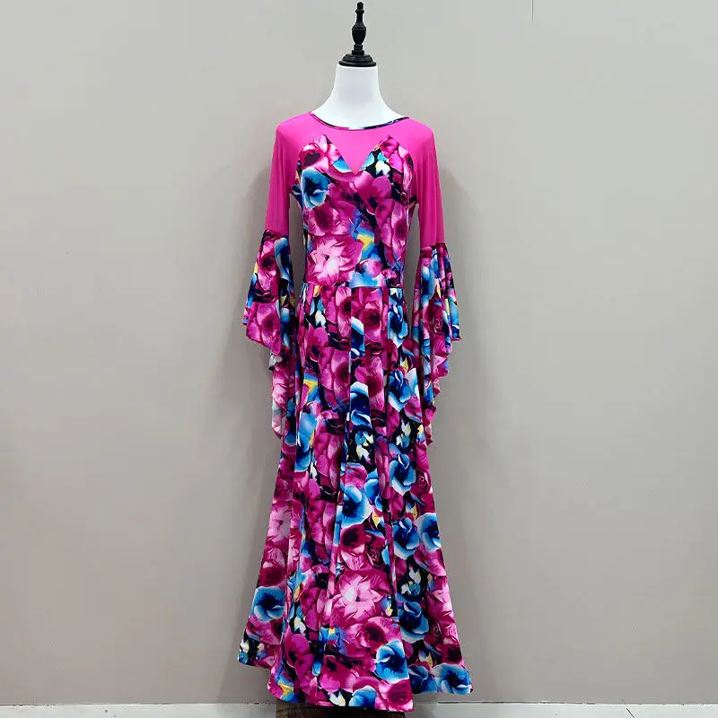 New Colorful Modern Dance Competition Performance Clothing Dance Costumes Elastic Slim Fit Round Neck Long Dance Dress
New Colorful Modern Dance Competition Performance Clothing Dance Costumes Elastic Slim Fit Round Neck Long Dance Dress