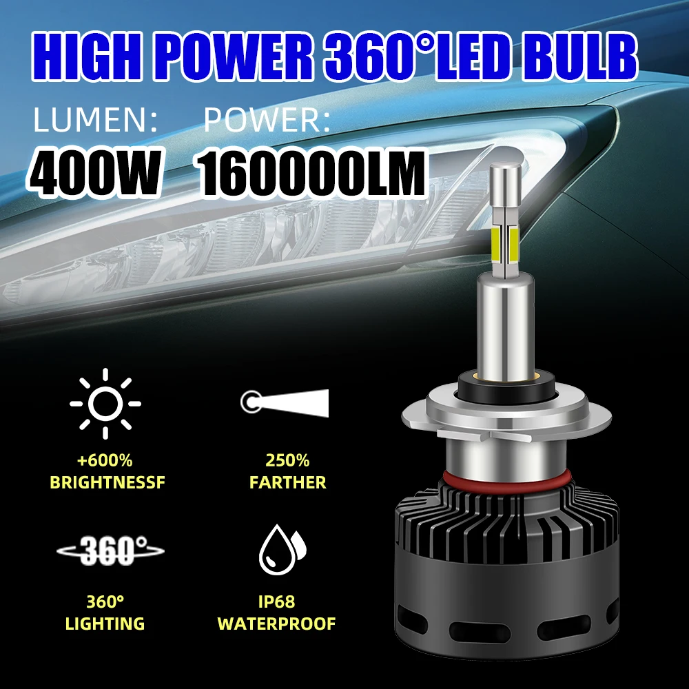 Лампы для автомобильных фар H4, H7, лампы для противотуманных фар, Canbus Plug and Play, H1 9006, H3, лампы головного света 360, 400 лм, Вт, 12 В, CSP, мини-лампы для автомобильных фар
Лампы для автомобильных фар H4, H7, лампы для противотуманных фар, Canbus Plug and Play, H1 9006, H3, лампы головного света 360, 400 лм, Вт, 12 В, CSP, мини-лампы для автомобильных фар