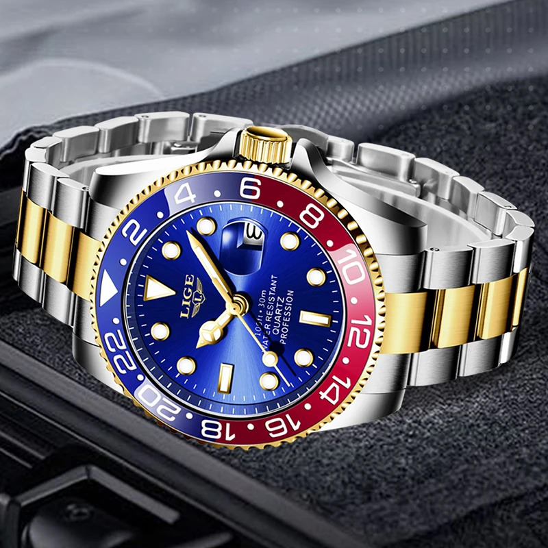 LIGE Top Brand Fashion Mens Watch Business Luxury Quartz Wristwatches Luminous Waterproof Sports Watches Mens Gifts Reloj Hombre
LIGE Top Brand Fashion Mens Watch Business Luxury Quartz Wristwatches Luminous Waterproof Sports Watches Mens Gifts Reloj Hombre