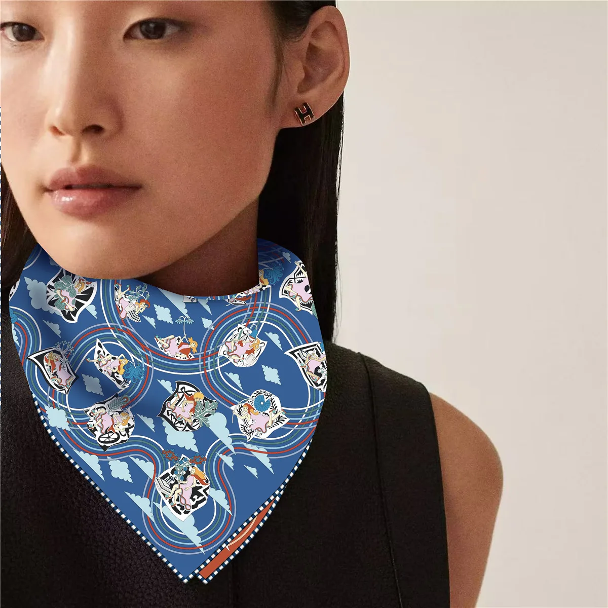 Korean Style 53cm New Cloud Pattern Women's Versatile Small Scarf Headscarf Decorative Scarf Cuffed Double Sided Color Block ...
Korean Style 53cm New Cloud Pattern Women's Versatile Small Scarf Headscarf Decorative Scarf Cuffed Double Sided Color Block ...