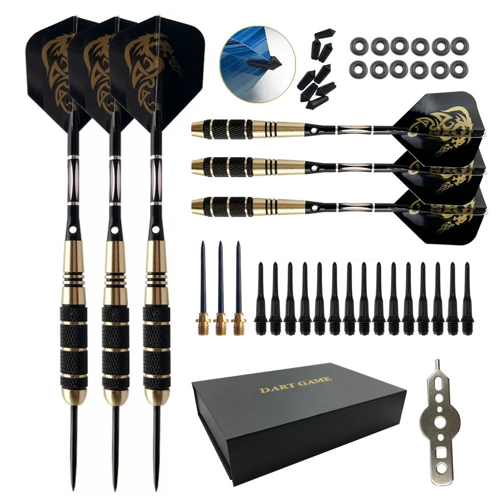 6 Pcs 16G Soft Tip Darts Replaceable 22g Black Gold Steel Tip Darts Gift Box Set Aluminum Dart Pole Outdoor Sports Toy
6 Pcs 16G Soft Tip Darts Replaceable 22g Black Gold Steel Tip Darts Gift Box Set Aluminum Dart Pole Outdoor Sports Toy
