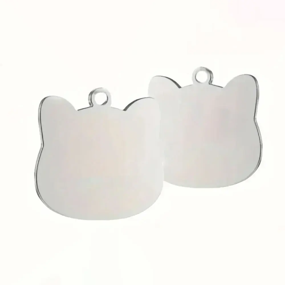 Wholesale 100Pcs Personalized Cute Stainless Steel Jewelry Custom Round Ear Cat Head Stainless Steel Jewelry Necklace Charm
Wholesale 100Pcs Personalized Cute Stainless Steel Jewelry Custom Round Ear Cat Head Stainless Steel Jewelry Necklace Charm