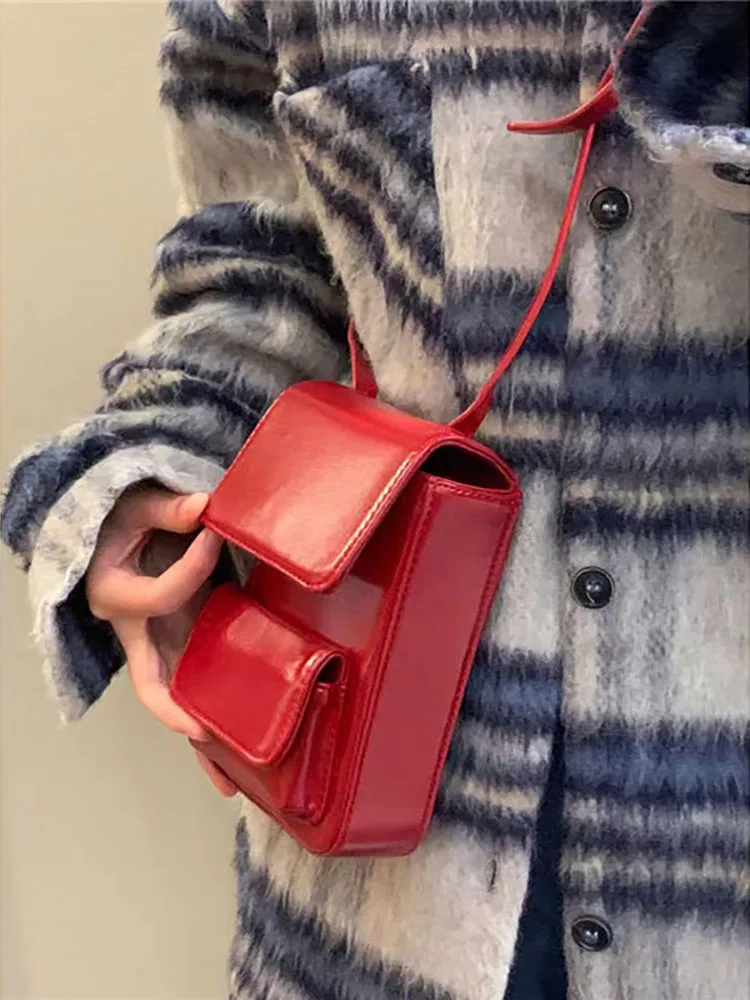 Korean Mini Camera Bag For Women Spring Summer New Red Color Crossbody Shoulder Bags Vintage Fashion Daily Female Phone Package
Korean Mini Camera Bag For Women Spring Summer New Red Color Crossbody Shoulder Bags Vintage Fashion Daily Female Phone Package