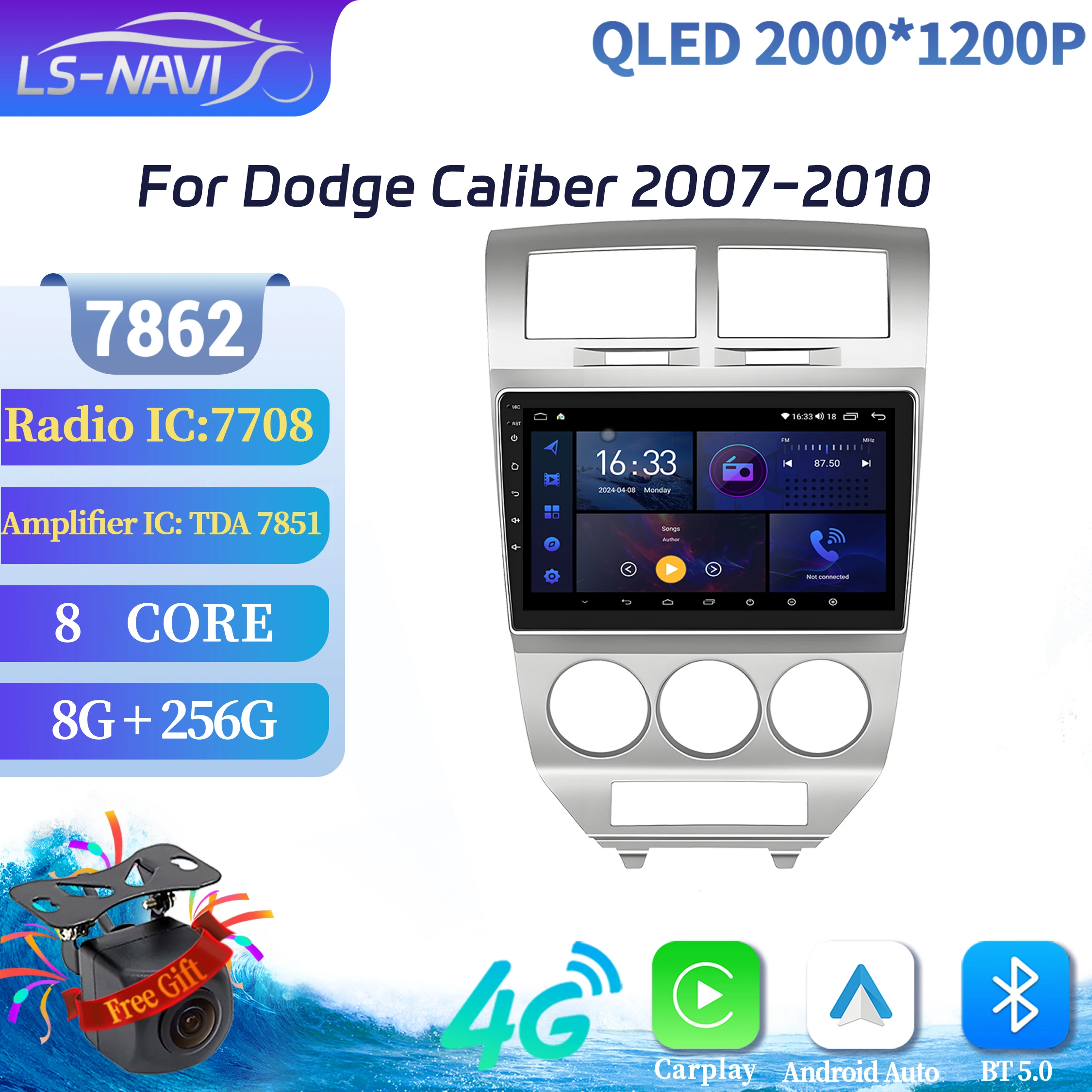 For Dodge Caliber 2007-2010 Android 14 Car Radio Multimedia Navigation Wireless Bluetooth Carplay Screen Stereo 2K QLED Screen
For Dodge Caliber 2007-2010 Android 14 Car Radio Multimedia Navigation Wireless Bluetooth Carplay Screen Stereo 2K QLED Screen