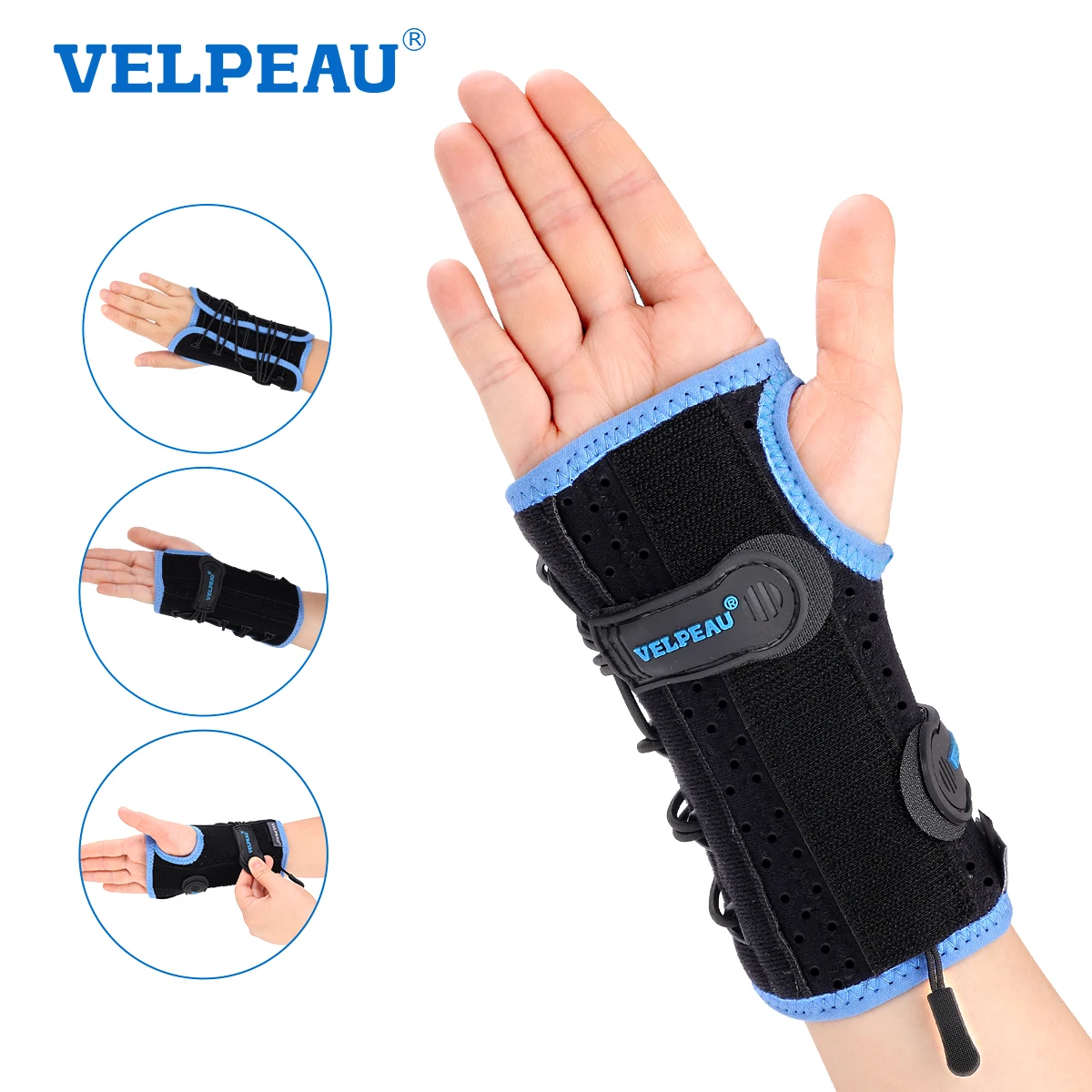 VELPEAU Wrist Brace for Carpal Tunnel, Arthritis, Tendonitis, Sprain, Injuries and Pain Relief, Wrist Splint for Women and Men
VELPEAU Wrist Brace for Carpal Tunnel, Arthritis, Tendonitis, Sprain, Injuries and Pain Relief, Wrist Splint for Women and Men