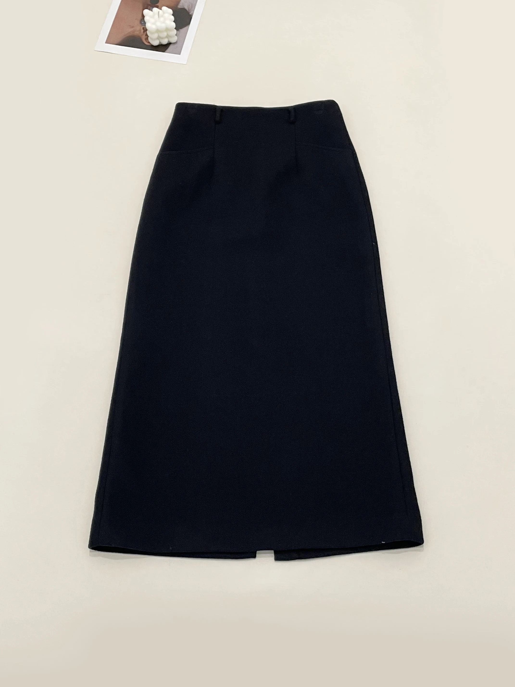 Ele Simple Sle High Waist Wrap Body Skirt Woolen Material Belt Matching Mid-Length Dr for Women Ci Commuting
Ele Simple Sle High Waist Wrap Body Skirt Woolen Material Belt Matching Mid-Length Dr for Women Ci Commuting