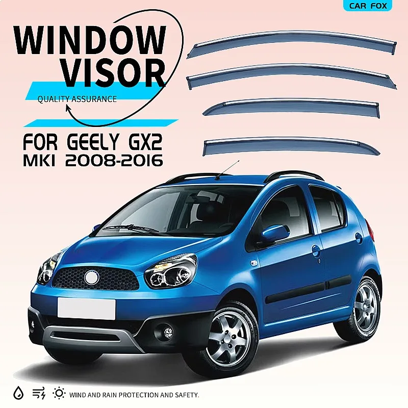 For GEELY GLOBE EAGLE GX2 2008-2016 Car Window Visor Rain Sun Shade Awning Deflector Auto Accessories
For GEELY GLOBE EAGLE GX2 2008-2016 Car Window Visor Rain Sun Shade Awning Deflector Auto Accessories