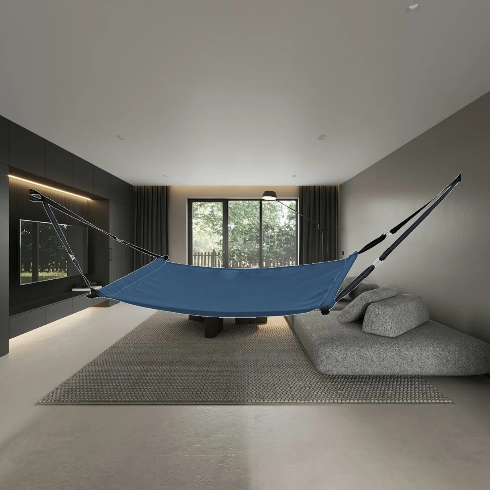 Garden Hammock Breathable Backyard Hammock for Summer Backpacking Holidays
Garden Hammock Breathable Backyard Hammock for Summer Backpacking Holidays