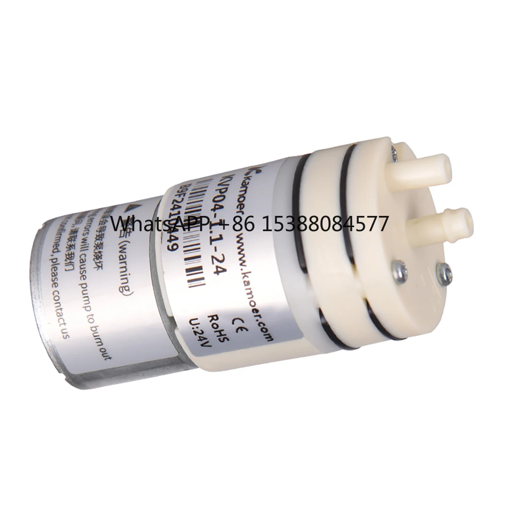 Kamoer KVP04 Small Electric 1.1L/min 12V 24V DC Brushless Motor Micro Mini Diaphragm Air Miniature Vacuum Pump
Kamoer KVP04 Small Electric 1.1L/min 12V 24V DC Brushless Motor Micro Mini Diaphragm Air Miniature Vacuum Pump