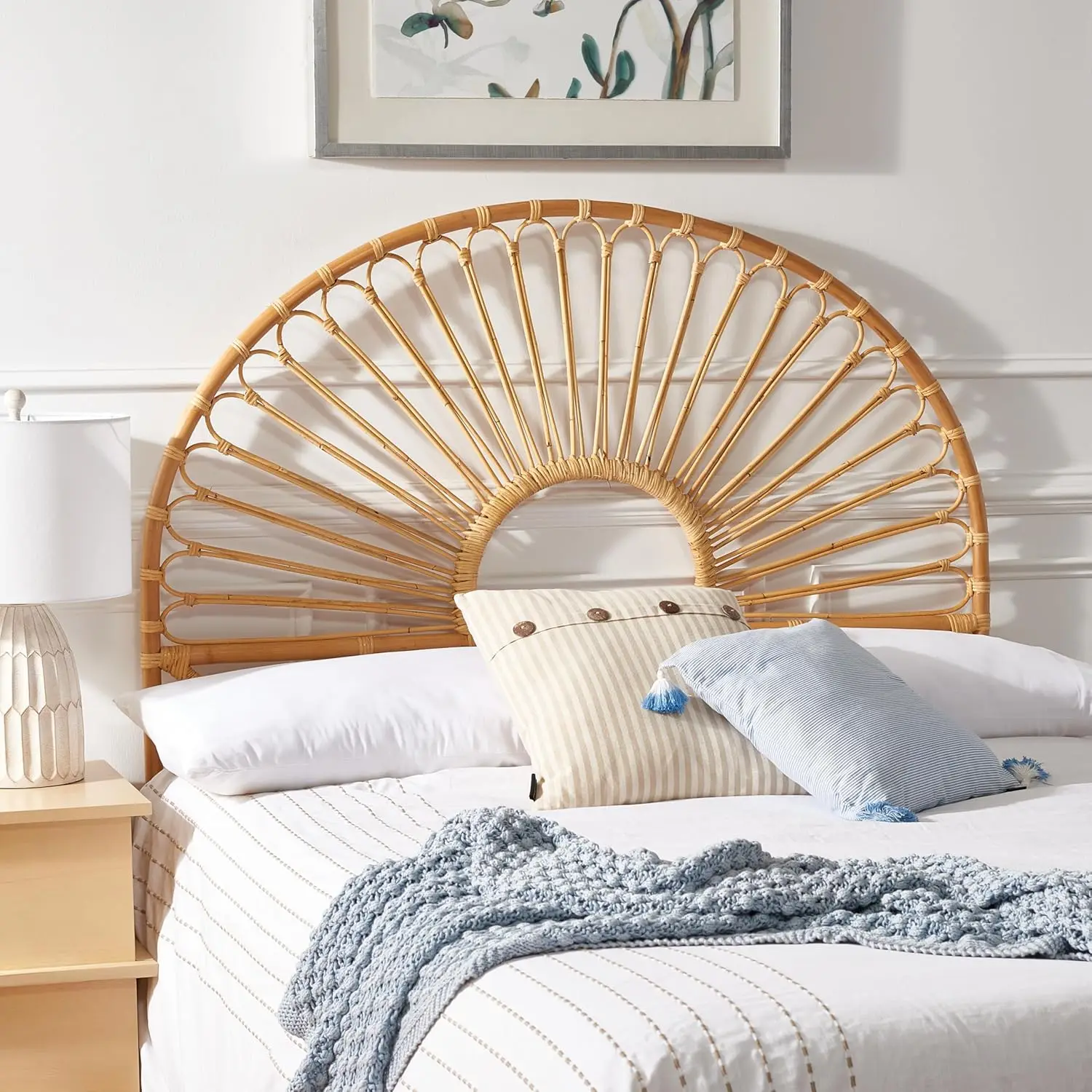 SAFAVIEH Home Collection Faris Natural Rattan Arched Full Size Headboard
SAFAVIEH Home Collection Faris Natural Rattan Arched Full Size Headboard