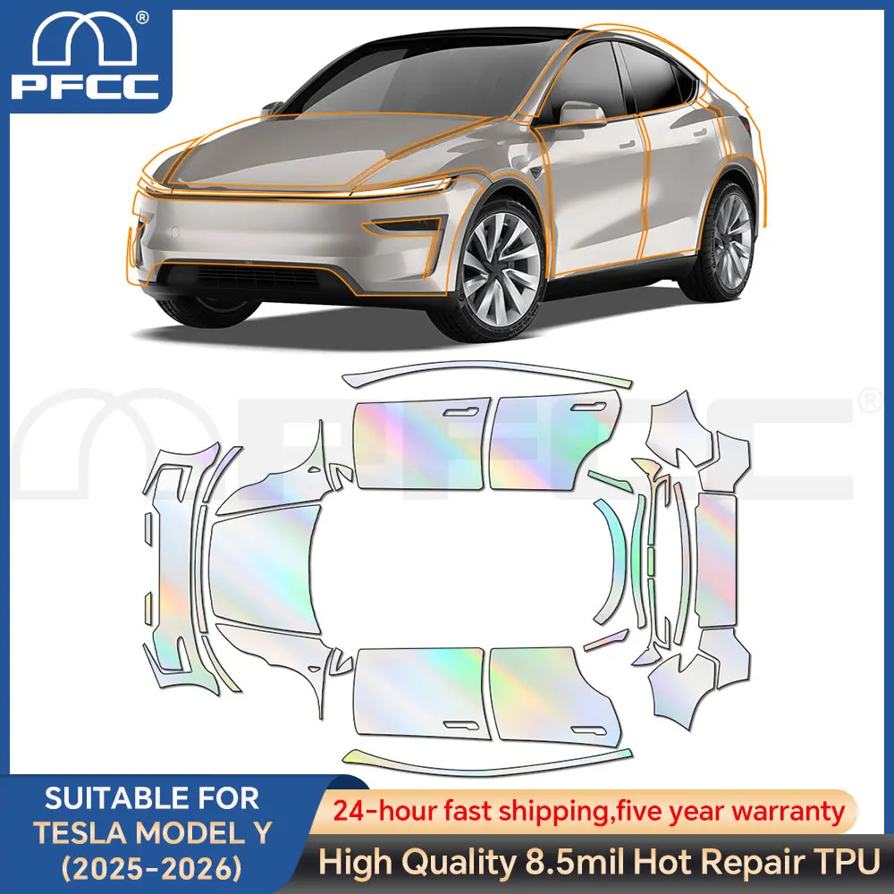 For Tesla Model Y Juniper 2026 TPU Paint Protection Film Car Body Sticker Anti-scratch Protective Pre-cut Clear Car Accessories
For Tesla Model Y Juniper 2026 TPU Paint Protection Film Car Body Sticker Anti-scratch Protective Pre-cut Clear Car Accessories