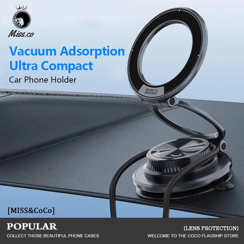 Легкий ультратонкий дорожный новый продукт 360, регулируемый магнитный вакуумный автомобильный магнитный держатель для телефона, автоматическое крепление 
Легкий ультратонкий дорожный новый продукт 360, регулируемый магнитный вакуумный автомобильный магнитный держатель для телефона, автоматическое крепление