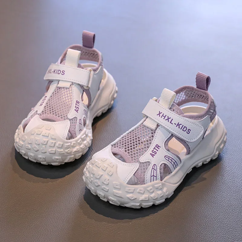 Summer Mesh Breathable Children's Sports Sandals Boys and Girl's Casual Sandals Anti Kick Closed-toe Kid's Beach Shoes
Summer Mesh Breathable Children's Sports Sandals Boys and Girl's Casual Sandals Anti Kick Closed-toe Kid's Beach Shoes
