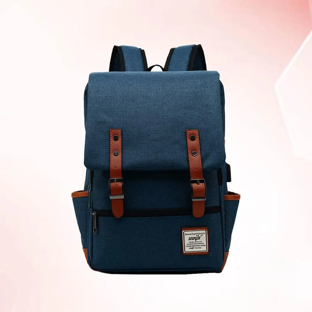 USB Canvas Vintage Outdoor Backpack Travel Daypack Hiking Camping School Rucksack for Women Men (Dark Blue)
USB Canvas Vintage Outdoor Backpack Travel Daypack Hiking Camping School Rucksack for Women Men (Dark Blue)
