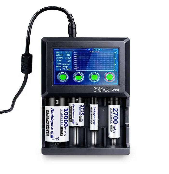 Smart Charger 18650 lithium battery Capacity tester maH mwH digital discharge electronic load battery tester
Smart Charger 18650 lithium battery Capacity tester maH mwH digital discharge electronic load battery tester