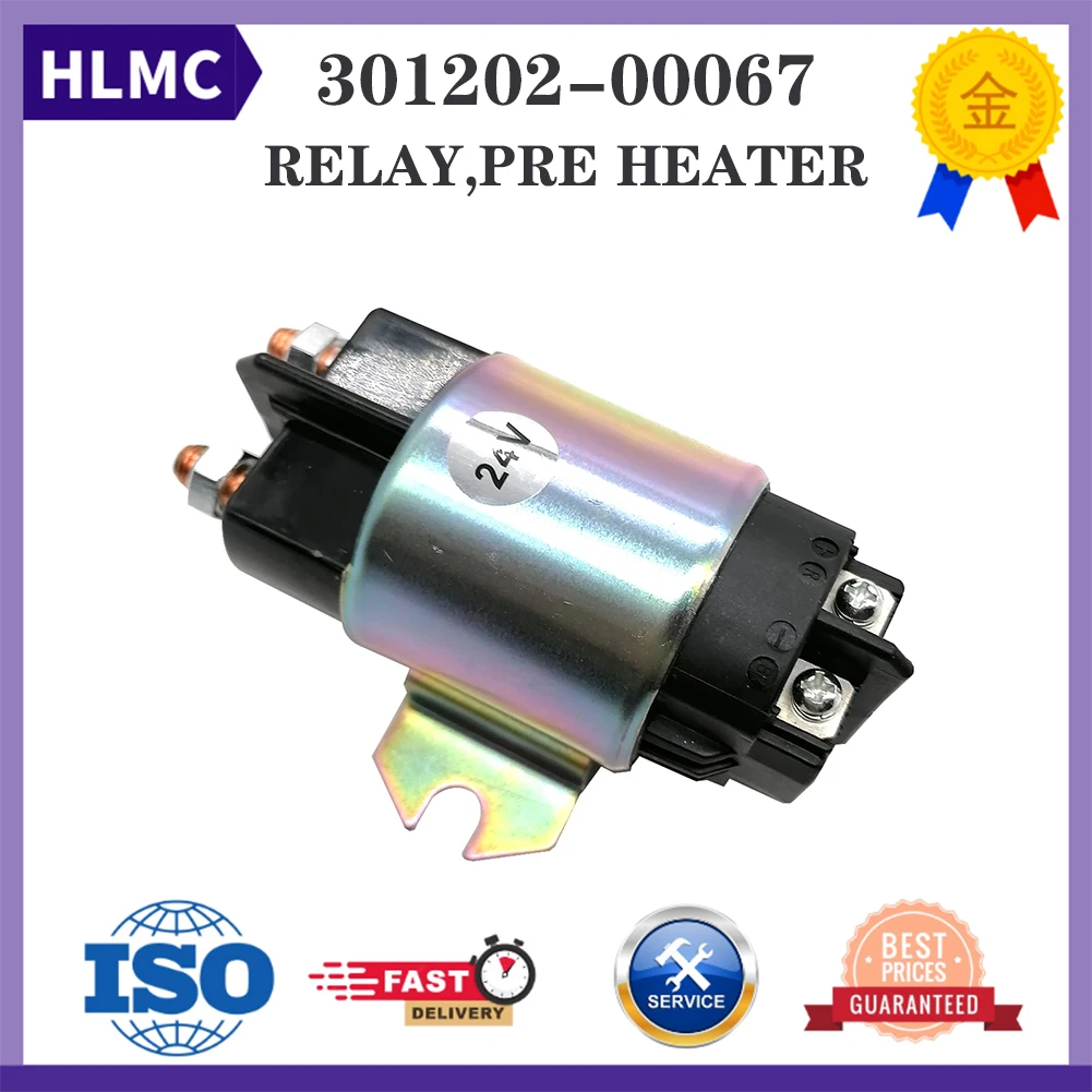 DX140LC 160LC 180LC 210LC 225LC 230LC 255LC 300LC 340LC 380LC Excavator Parts Doosan Pre Heater Relay 301202-00067 2544-9024
DX140LC 160LC 180LC 210LC 225LC 230LC 255LC 300LC 340LC 380LC Excavator Parts Doosan Pre Heater Relay 301202-00067 2544-9024