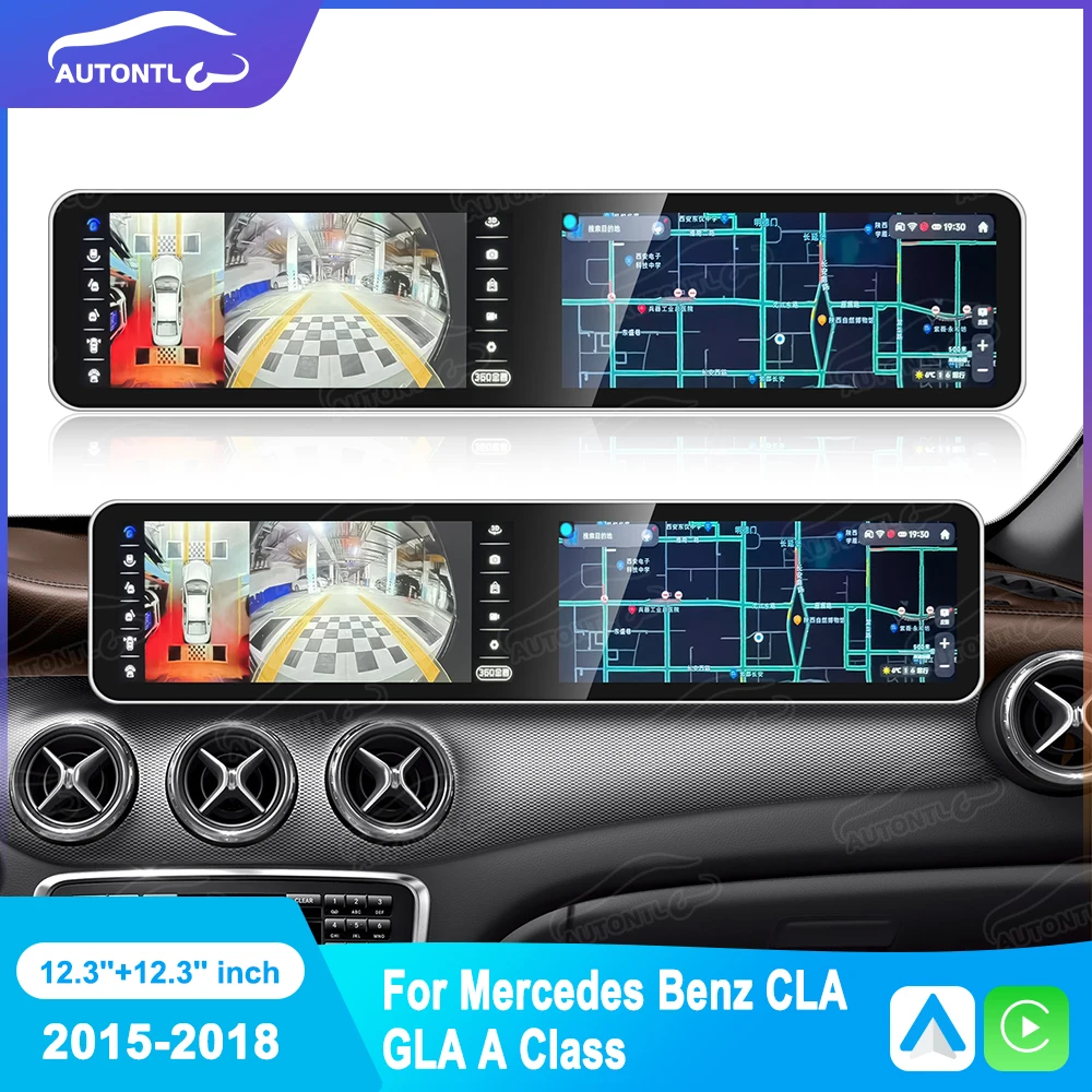 Hot Sales Dual Screen Android Car Radio GPS Navigation Multimedia Player AutoStereo For Mercedes-Benz A GLA CLA NTG5.0 2016-2019
Hot Sales Dual Screen Android Car Radio GPS Navigation Multimedia Player AutoStereo For Mercedes-Benz A GLA CLA NTG5.0 2016-2019