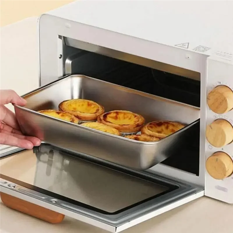 3PCS Stainless Steel Trays Food Storage Serving Trays Dish With Cover Home Kitchen Organizer Food Container
3PCS Stainless Steel Trays Food Storage Serving Trays Dish With Cover Home Kitchen Organizer Food Container