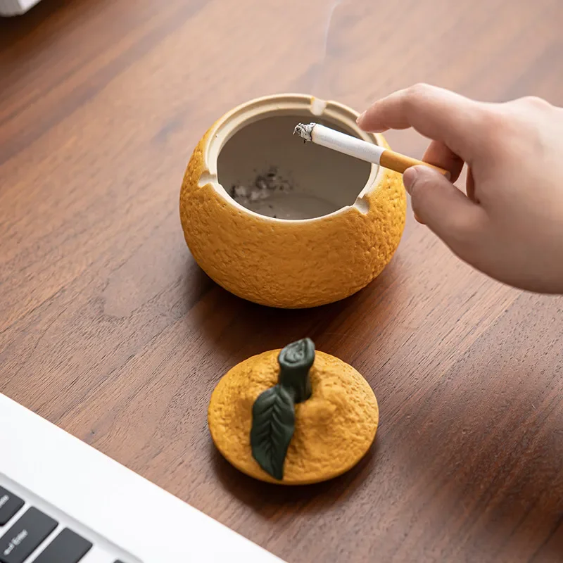 Ceramic Ashtray with Lid, Windproof Ash Proof Decorative Ornament, Creative Home Tabletop Decoration
Ceramic Ashtray with Lid, Windproof Ash Proof Decorative Ornament, Creative Home Tabletop Decoration