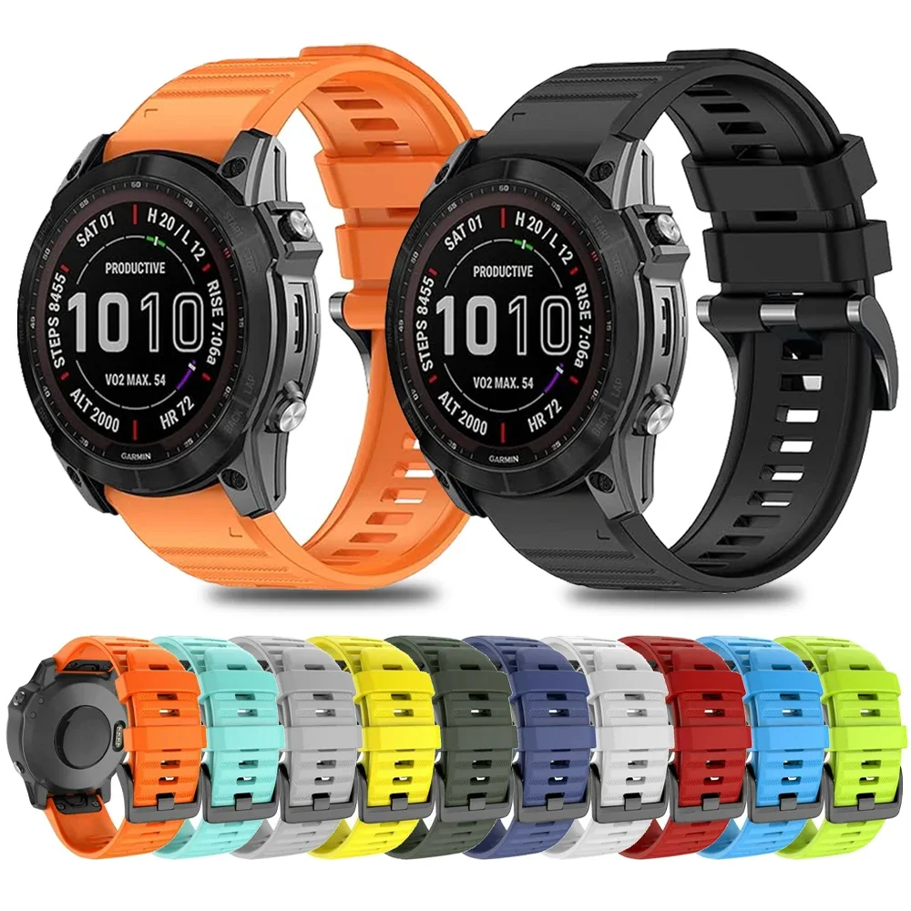 Ремешок 22 мм 26 мм для Garmin Fenix 6 6X Pro Fenix8 E 7 7X 5 5X 3/Epix Pro/Enduro 3/Tactix 8 Ремешок QuickFit Силиконовые браслеты для часов
Ремешок 22 мм 26 мм для Garmin Fenix 6 6X Pro Fenix8 E 7 7X 5 5X 3/Epix Pro/Enduro 3/Tactix 8 Ремешок QuickFit Силиконовые браслеты для часов