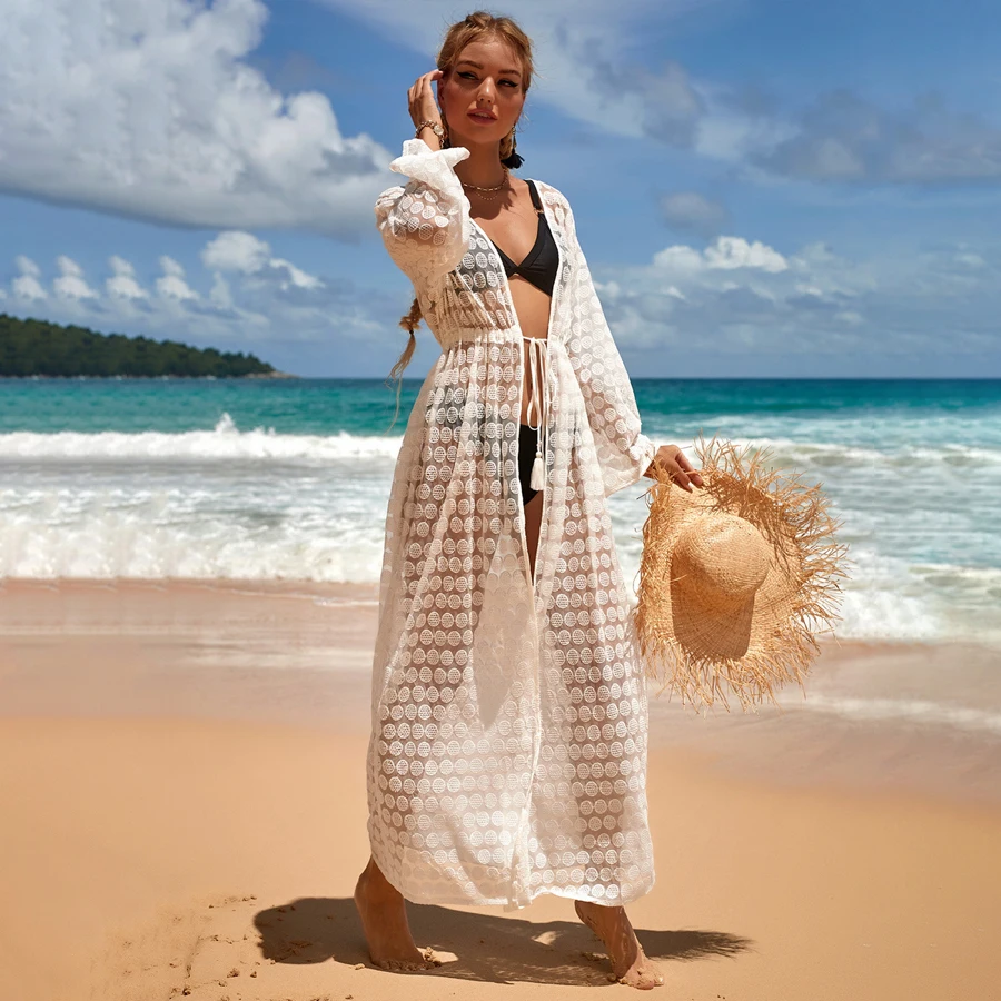 Para Praia кружевное кимоно пляжный халат купальник накидка пляжная одежда платье с длинными рукавами саронг женский свободный кардиган пляжное платье
Para Praia кружевное кимоно пляжный халат купальник накидка пляжная одежда платье с длинными рукавами саронг женский свободный кардиган пляжное платье