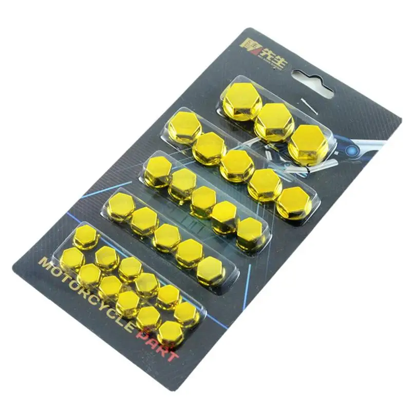 30Pcs Motorcycle Screw Decoration Cover Plating Cap for Car Motor Scooters Electric Colored Nut Cover Motorcycle Accessories
30Pcs Motorcycle Screw Decoration Cover Plating Cap for Car Motor Scooters Electric Colored Nut Cover Motorcycle Accessories 