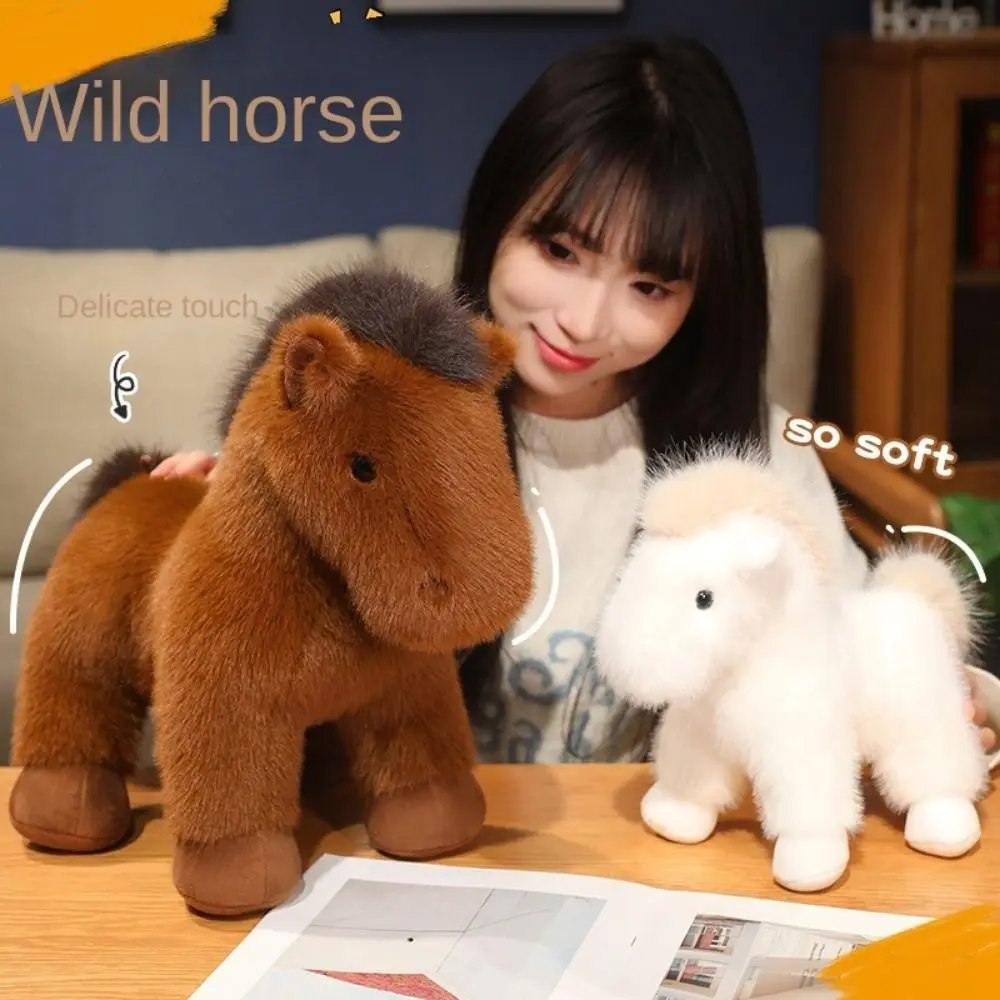 Simulation Standing Foal Plush Doll with Mane Stuffed Tail Horse Plush Toys PP Cotton Fluffy Tail Cartoon Horse Stuffed Toy
Simulation Standing Foal Plush Doll with Mane Stuffed Tail Horse Plush Toys PP Cotton Fluffy Tail Cartoon Horse Stuffed Toy