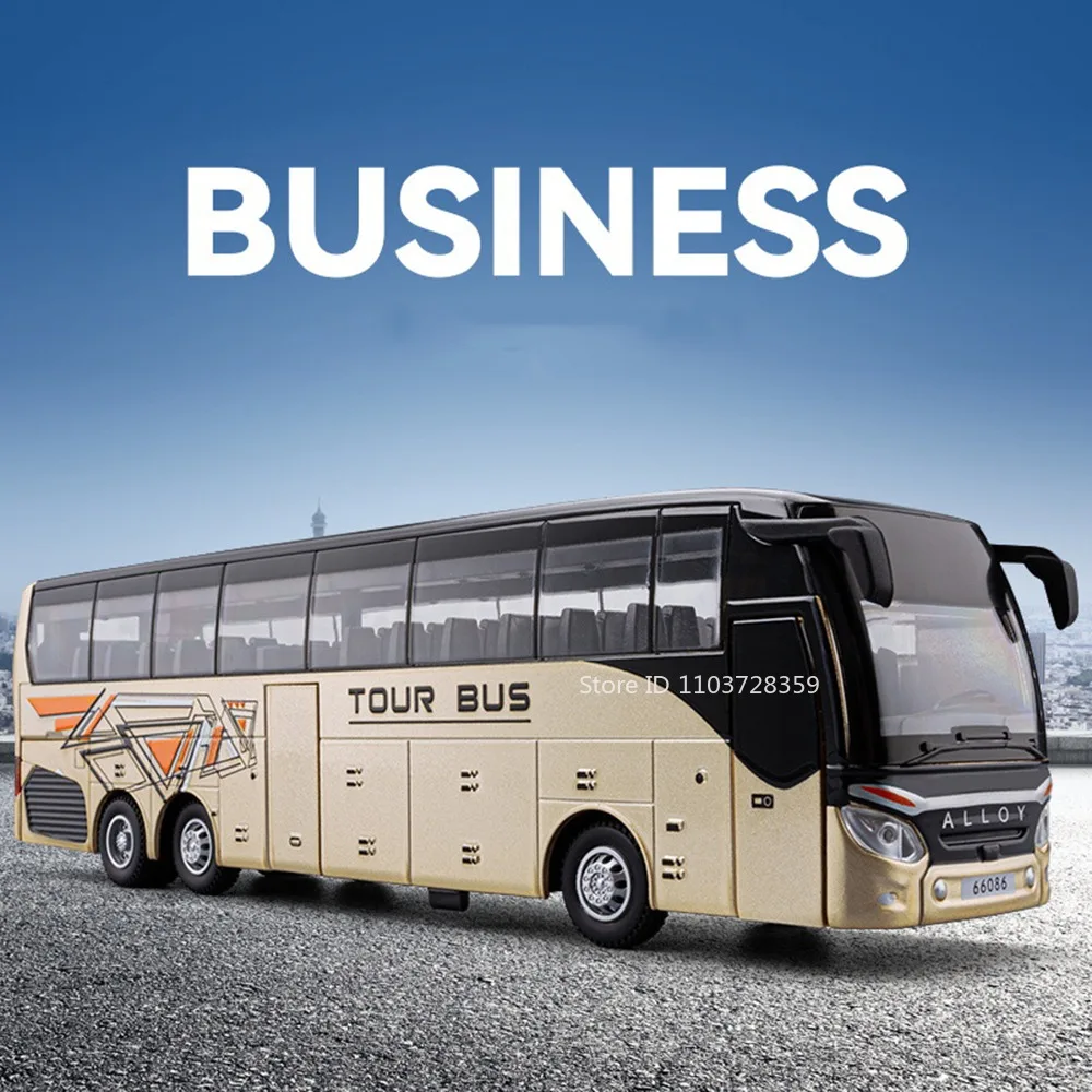 1:30 Model Toy Long-distance Single Decker Bus Metal Diecast Miniature Models Sound Light Doors Opened Pull Back for Kids Gifts
1:30 Model Toy Long-distance Single Decker Bus Metal Diecast Miniature Models Sound Light Doors Opened Pull Back for Kids Gifts