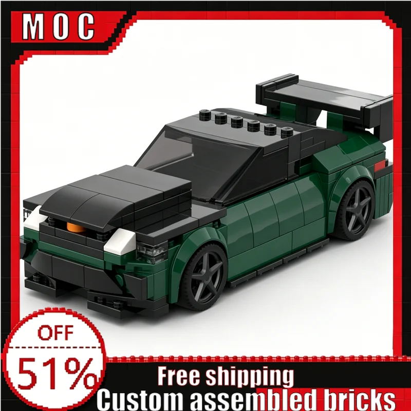 187 Parts MOC Racing Car Model Italian Flag Drift Sports Vehicle Building Blocks Educational Assembly Toy For Boys Birthday Gift
187 Parts MOC Racing Car Model Italian Flag Drift Sports Vehicle Building Blocks Educational Assembly Toy For Boys Birthday Gift