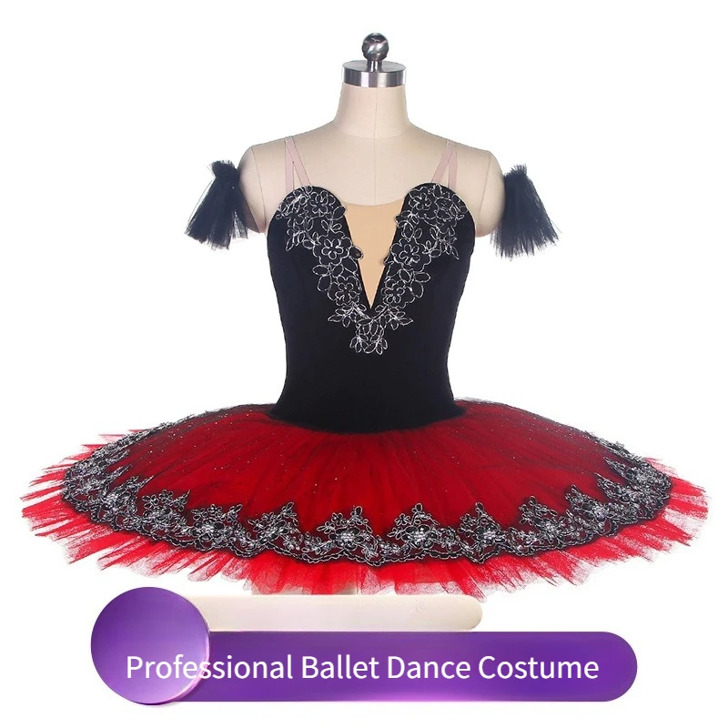 THEEPER Professional Classic Swan Lake Ballet Tutu Dress, Rhinestone Pancake Tutu Adult Kids Ballerina Competition Dance Costume
THEEPER Professional Classic Swan Lake Ballet Tutu Dress, Rhinestone Pancake Tutu Adult Kids Ballerina Competition Dance Costume
