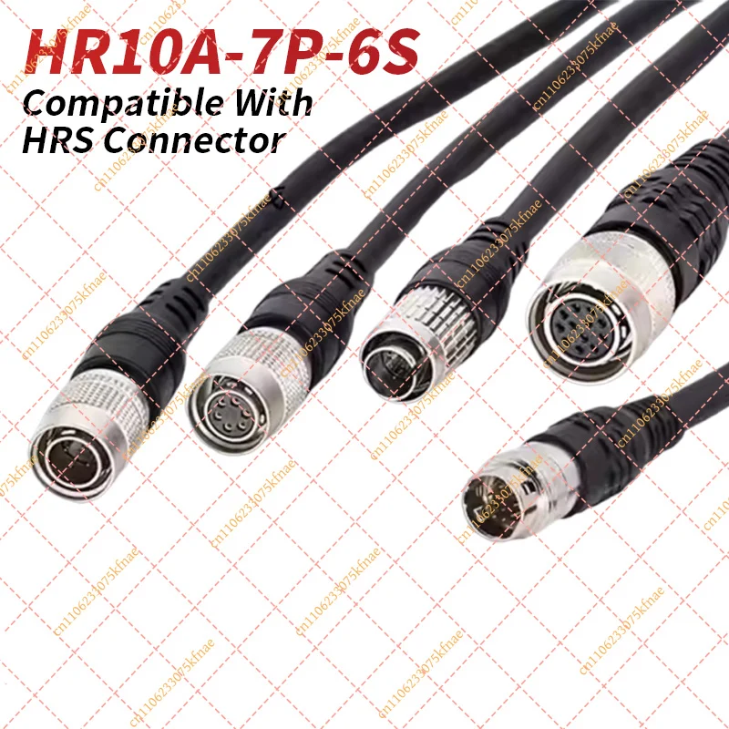 HR10A Compatible 6-Pin Extension Cable - Waterproof Male/Female Plug Wire for HRS Hirose Connectors
HR10A Compatible 6-Pin Extension Cable - Waterproof Male/Female Plug Wire for HRS Hirose Connectors