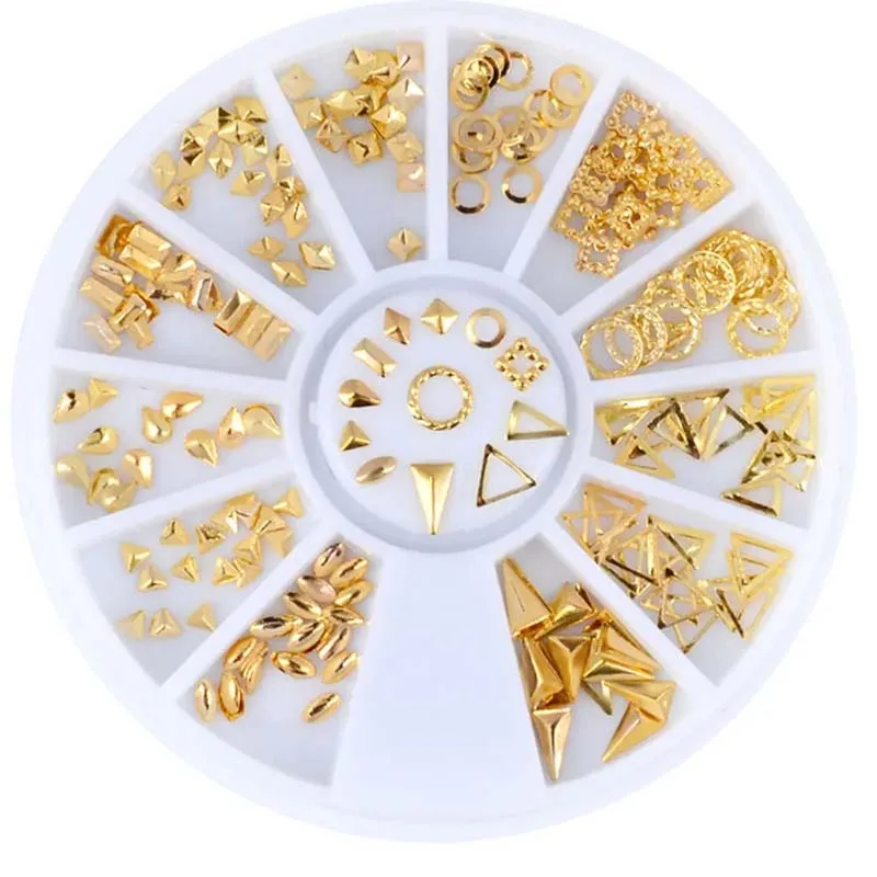 Mix Shape Golden 3D Nail Art Flatback Rhinestons, Diy Decorations Non HotFix Stone
Mix Shape Golden 3D Nail Art Flatback Rhinestons, Diy Decorations Non HotFix Stone