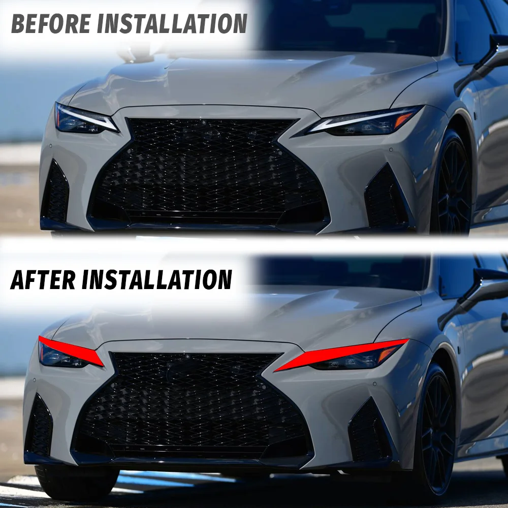 For 2021 2022 2023 2024 2025 LEXUS IS350 IS300 IS500 RED Headlight Drl Headlight Decal Tint Overlay Vinyl Ppf Car Accessories
For 2021 2022 2023 2024 2025 LEXUS IS350 IS300 IS500 RED Headlight Drl Headlight Decal Tint Overlay Vinyl Ppf Car Accessories