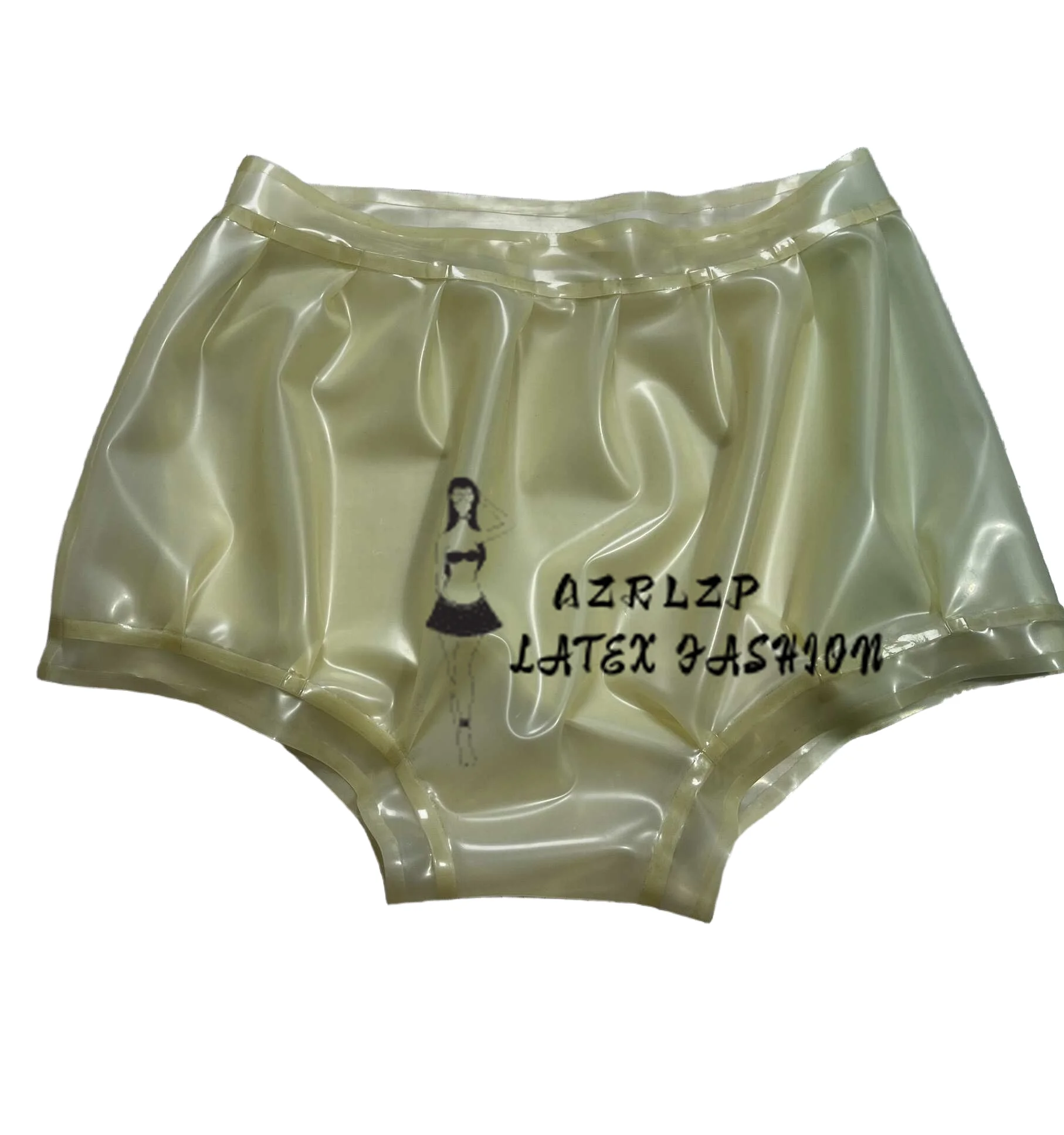 Transparent Women's Latex Ruffled Panties/briefs
Transparent Women's Latex Ruffled Panties/briefs